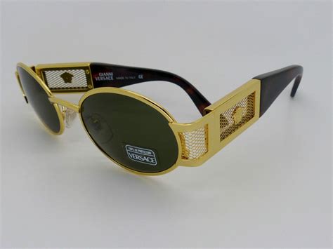 versace shades mens real old school|Vintage Gianni Versace Sunglasses .